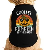 Coolest Pumpkin In The Patch Halloween Doggie Tank thumb 0