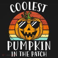 Coolest Pumpkin In The Patch Halloween Doggie Tank thumb 4