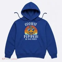 Coolest Pumpkin In The Patch Halloween Hoodie thumb 0