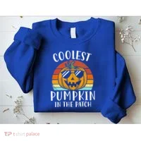 Coolest Pumpkin In The Patch Halloween Sweatshirt thumb 2