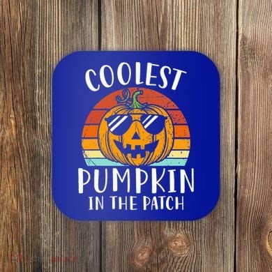 Coolest Pumpkin In The Patch Halloween Coaster