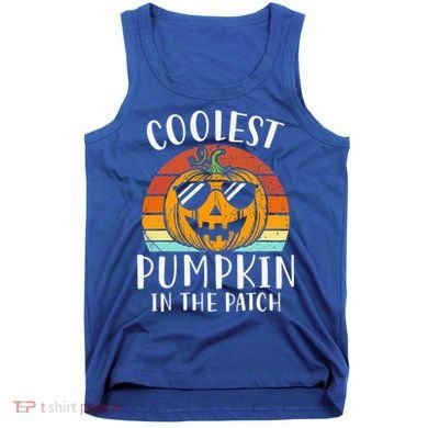 Coolest Pumpkin In The Patch Halloween Tank Top
