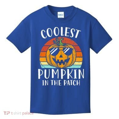 Coolest Pumpkin In The Patch Halloween Kids T-Shirt