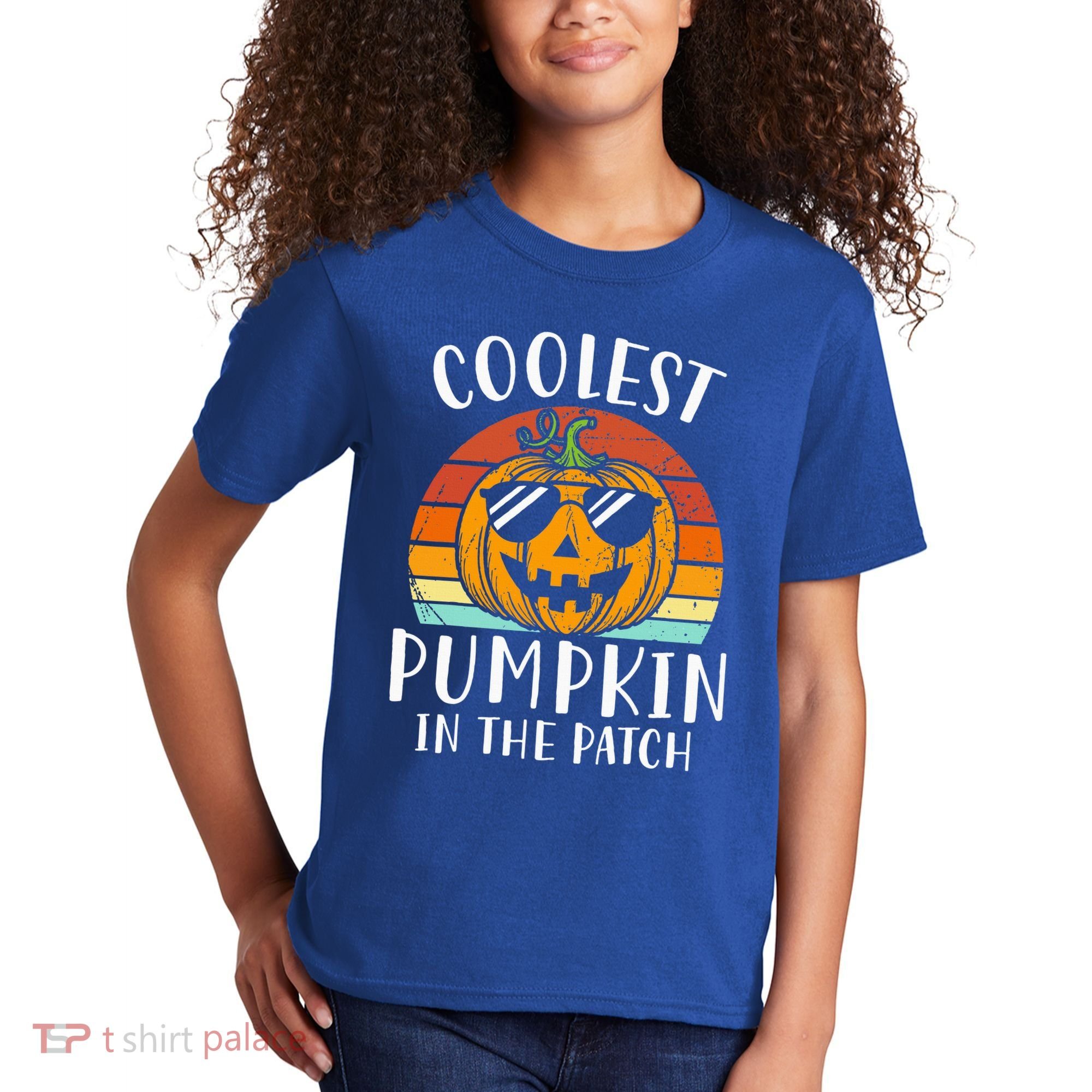 Coolest Pumpkin In The Patch Halloween Kids T-Shirt