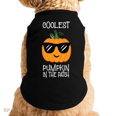 Coolest Pumpkin In The Patch Halloween Doggie Tank