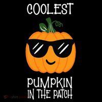 Coolest Pumpkin In The Patch Halloween Ornament thumb 1