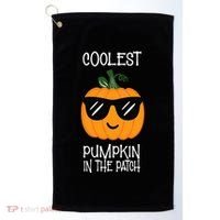 Coolest Pumpkin In The Patch Halloween Golf Towel thumb 0
