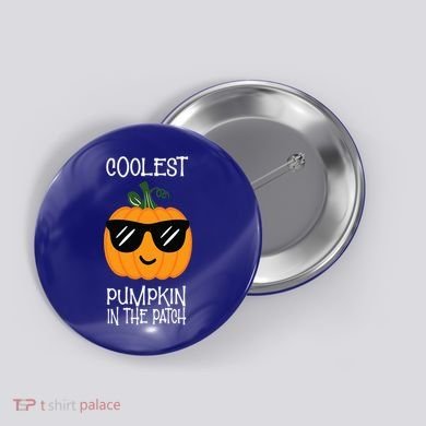 Coolest Pumpkin In The Patch Halloween Button