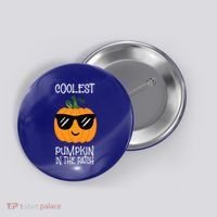 Coolest Pumpkin In The Patch Halloween Button thumb 0