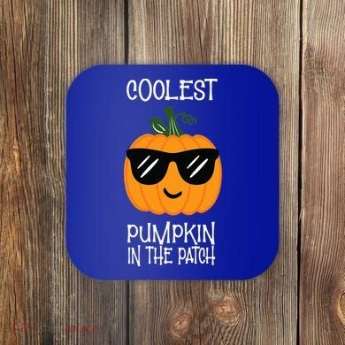 Coolest Pumpkin In The Patch Halloween Coaster