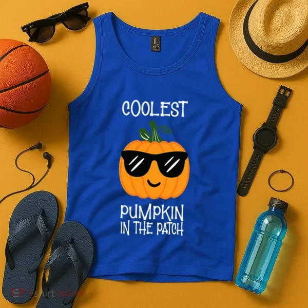 Coolest Pumpkin In The Patch Halloween Tank Top
