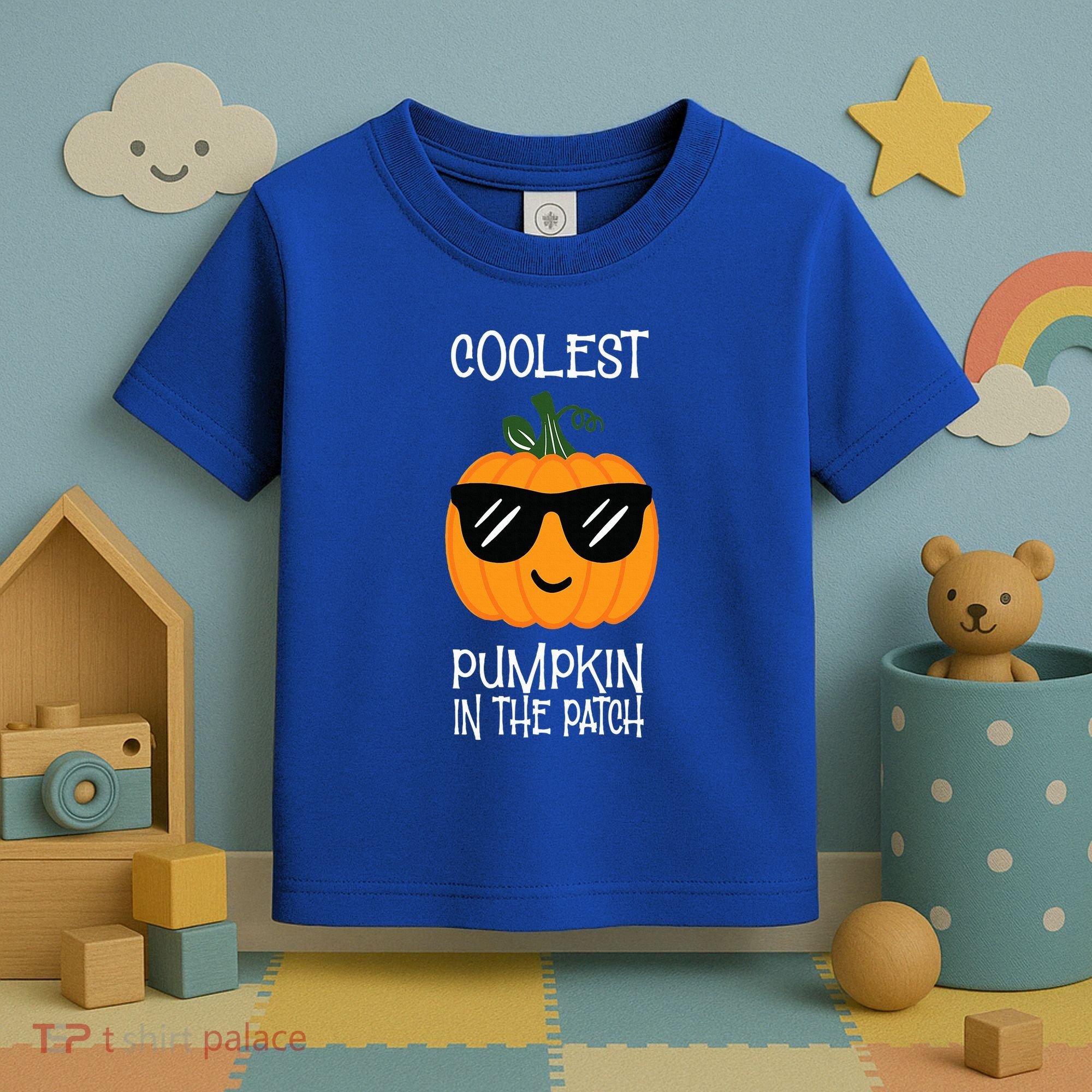 Coolest Pumpkin In The Patch Halloween Toddler T-Shirt