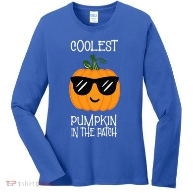 Coolest Pumpkin In The Patch Halloween Women's Long Sleeve Shirt