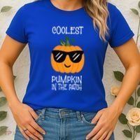 Coolest Pumpkin In The Patch Halloween Women's T-Shirt thumb 2