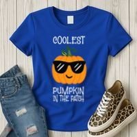 Coolest Pumpkin In The Patch Halloween Women's T-Shirt thumb 3