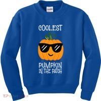 Coolest Pumpkin In The Patch Halloween Kids Sweatshirt thumb 0