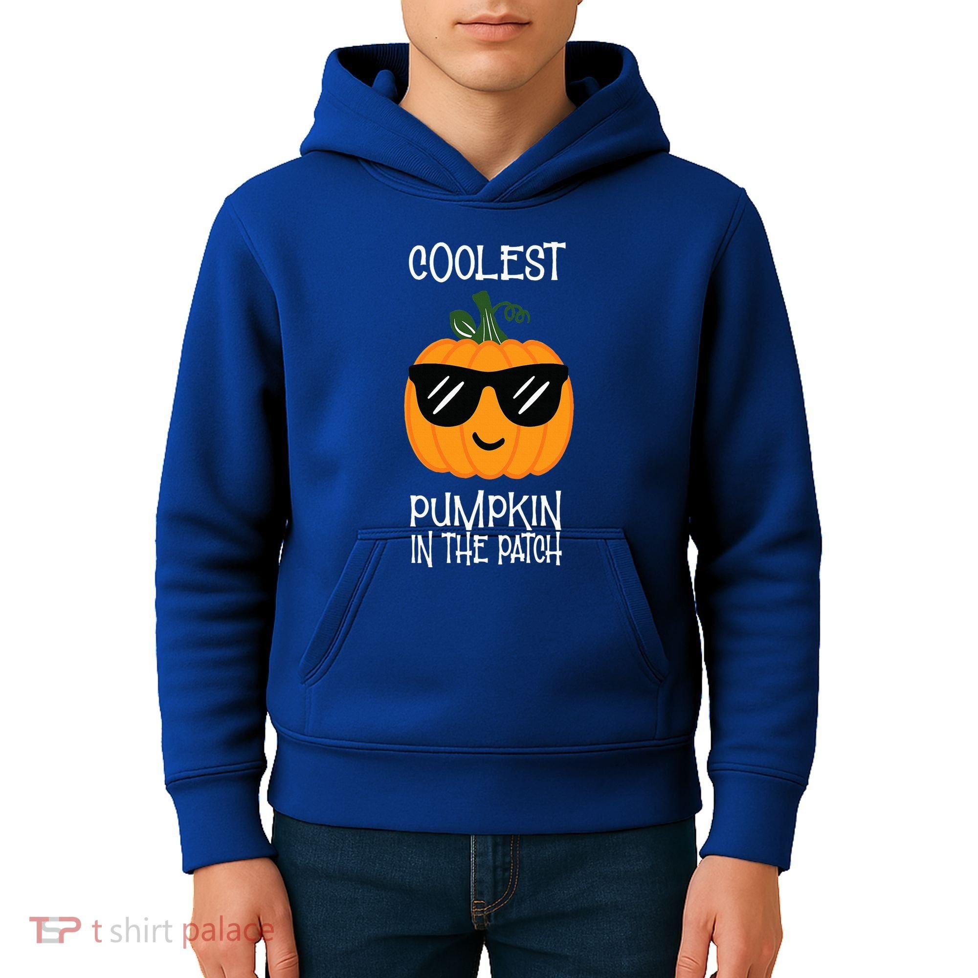 Coolest Pumpkin In The Patch Halloween Kids Hoodie