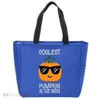Coolest Pumpkin In The Patch Halloween Tote Bag thumb 0