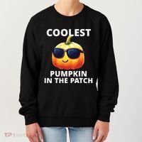 Coolest Pumpkin In The Patch Halloween Kids Women's Sweatshirt thumb 0