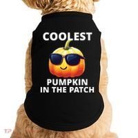 Coolest Pumpkin In The Patch Halloween Kids Doggie Tank thumb 0