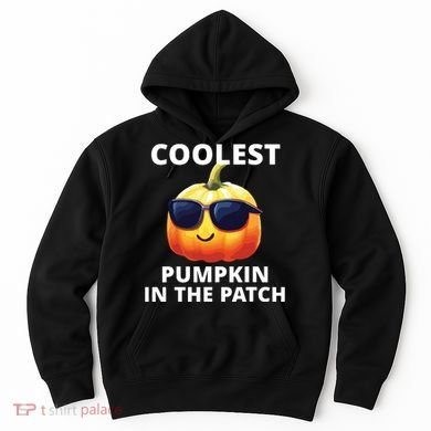 Coolest Pumpkin In The Patch Halloween Kids Hoodie