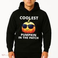 Coolest Pumpkin In The Patch Halloween Kids Hoodie thumb 2
