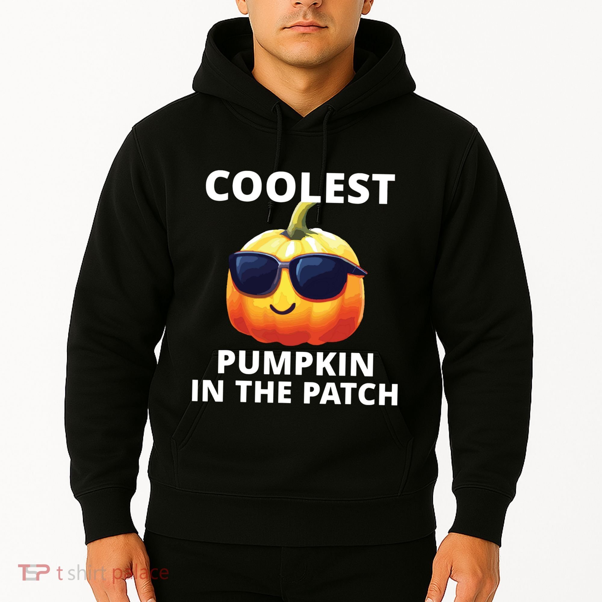 Coolest Pumpkin In The Patch Halloween Kids Hoodie