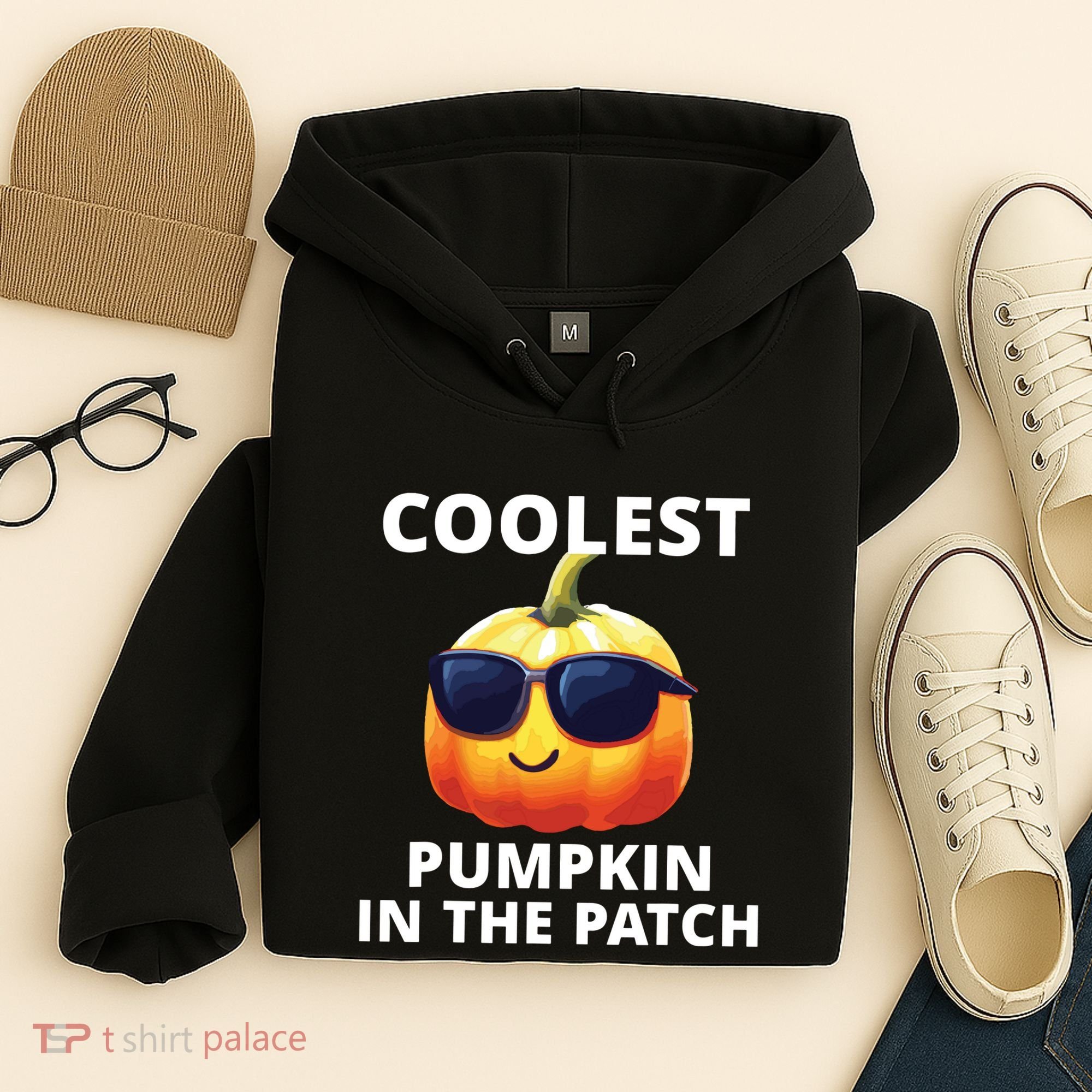 Coolest Pumpkin In The Patch Halloween Kids Hoodie