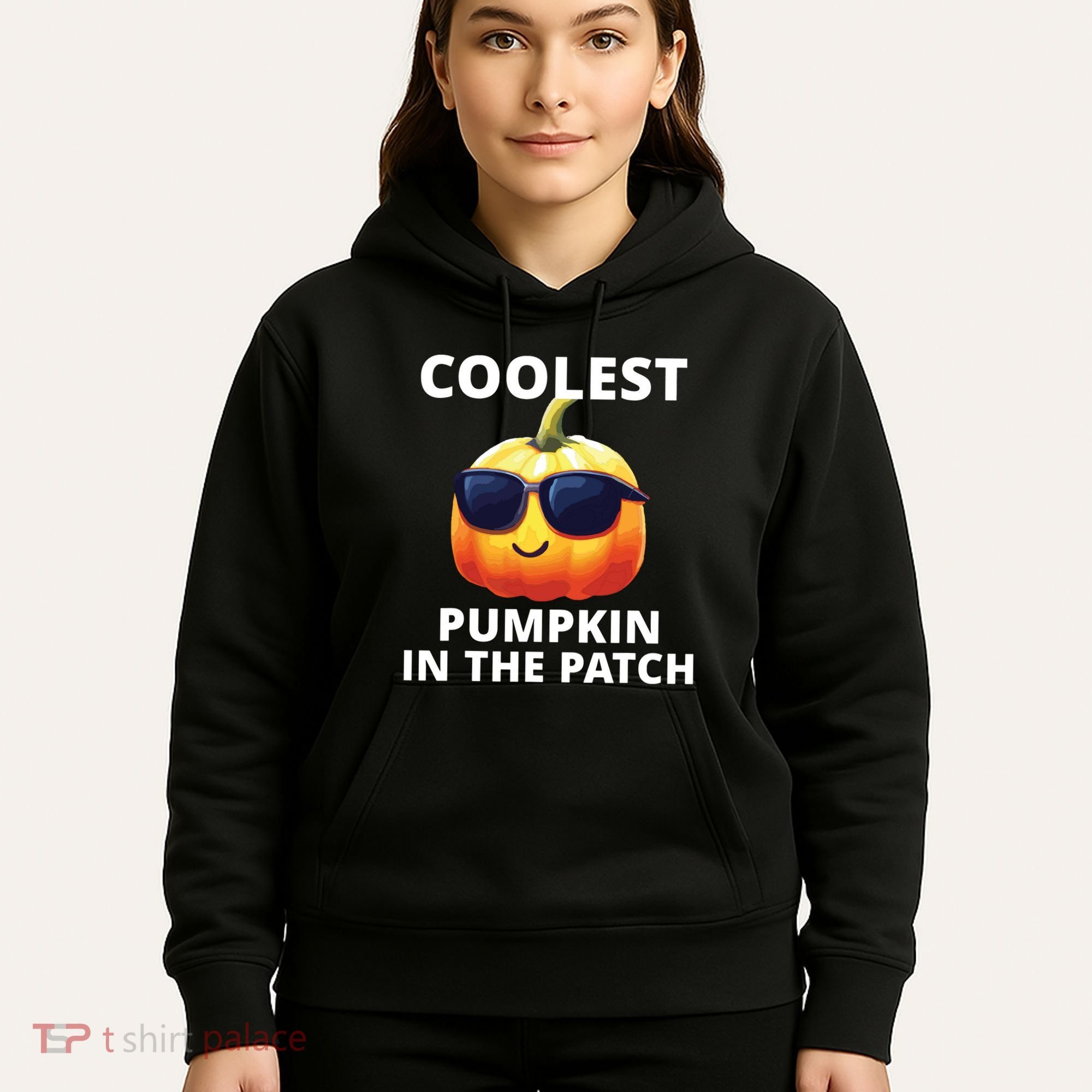 Coolest Pumpkin In The Patch Halloween Kids Hoodie