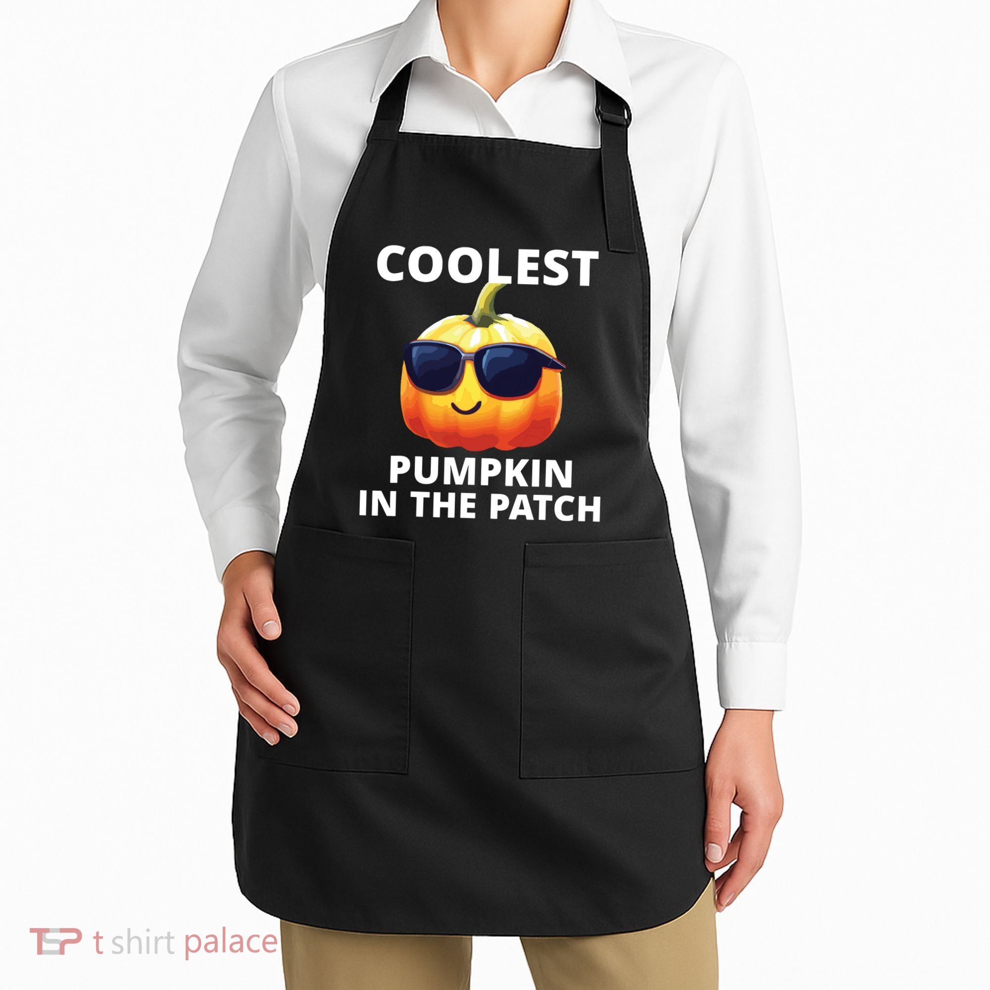 Coolest Pumpkin In The Patch Halloween Kids Apron