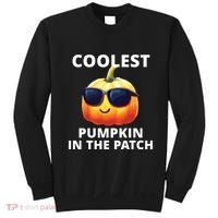 Coolest Pumpkin In The Patch Halloween Kids Sweatshirt thumb 0