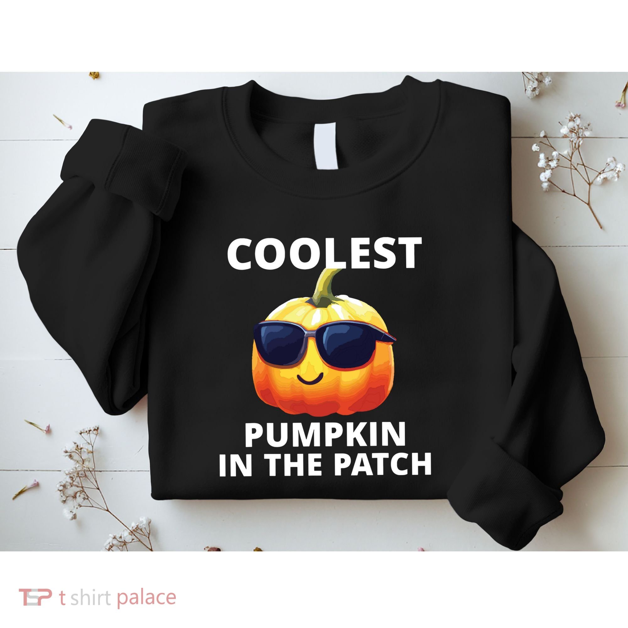 Coolest Pumpkin In The Patch Halloween Kids Sweatshirt