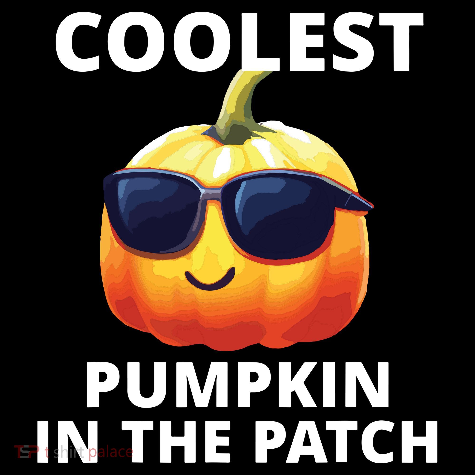 Coolest Pumpkin In The Patch Halloween Kids T-Shirt