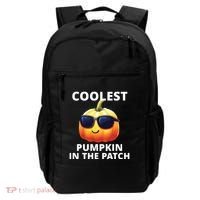 Coolest Pumpkin In The Patch Halloween Kids Backpack thumb 0