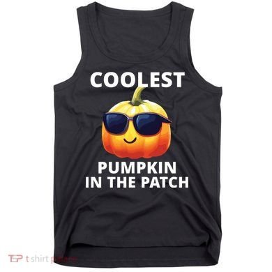 Coolest Pumpkin In The Patch Halloween Kids Tank Top