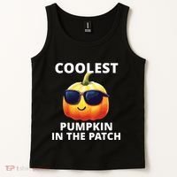 Coolest Pumpkin In The Patch Halloween Kids Tank Top thumb 2