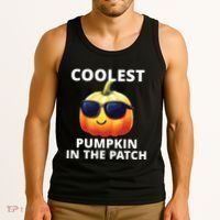 Coolest Pumpkin In The Patch Halloween Kids Tank Top thumb 3