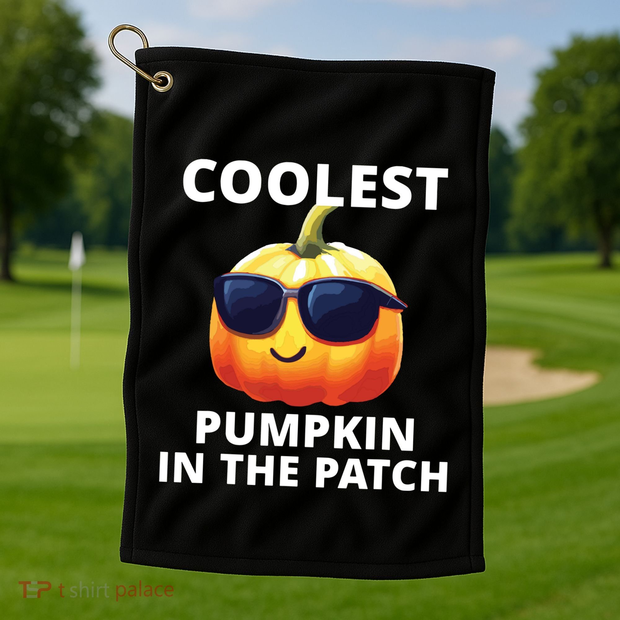 Coolest Pumpkin In The Patch Halloween Kids Golf Towel
