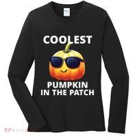 Coolest Pumpkin In The Patch Halloween Kids Women's Long Sleeve Shirt thumb 0