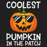 Coolest Pumpkin In The Patch Halloween Women's Sweatshirt thumb 2