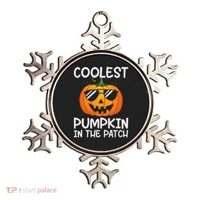 Coolest Pumpkin In The Patch Halloween Ornament