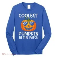 Coolest Pumpkin In The Patch Halloween Long Sleeve Shirt thumb 0