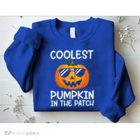 Coolest Pumpkin In The Patch Halloween Sweatshirt thumb 2