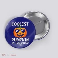 Coolest Pumpkin In The Patch Halloween Button thumb 0