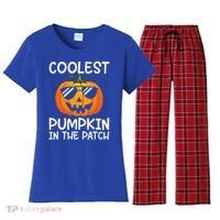 Coolest Pumpkin In The Patch Halloween Women's Flannel Pajama Set thumb 0