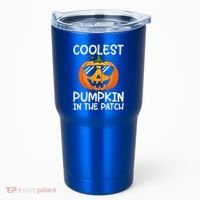 Coolest Pumpkin In The Patch Halloween Tumbler thumb 0