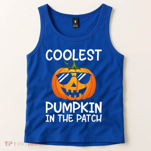 Coolest Pumpkin In The Patch Halloween Tank Top
