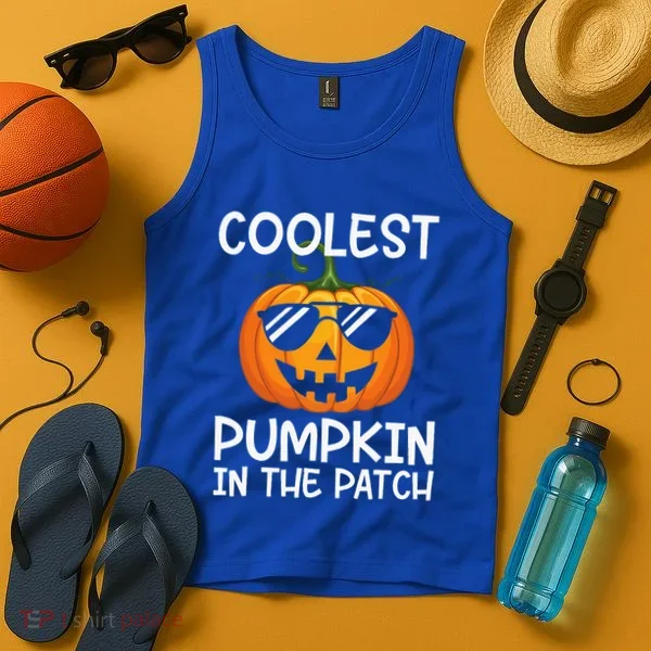 Coolest Pumpkin In The Patch Halloween Tank Top