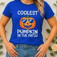 Coolest Pumpkin In The Patch Halloween Women's T-Shirt thumb 2