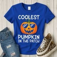 Coolest Pumpkin In The Patch Halloween Women's T-Shirt thumb 3